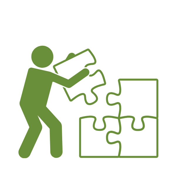 Piktogramm für Zusammenfügen.